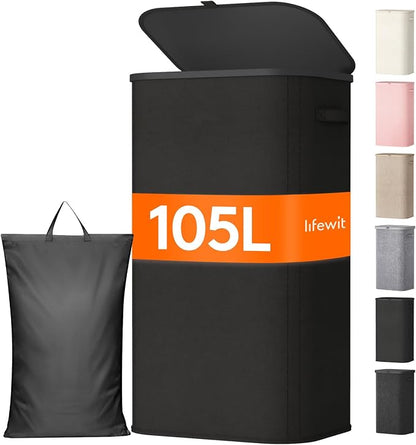 Lifewit 105L Large Laundry Basket by Lifewit