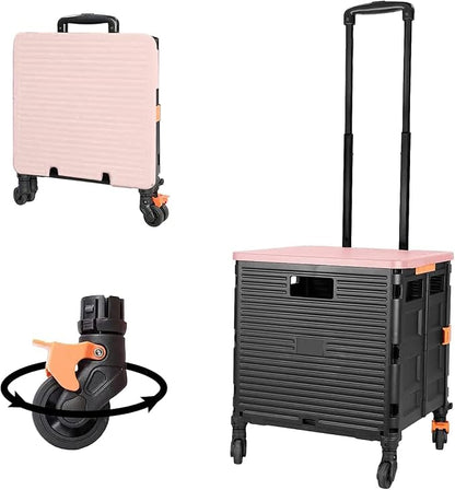 Quick Utility Cart Folding Portable Rolling Crate Handcart by FELICON