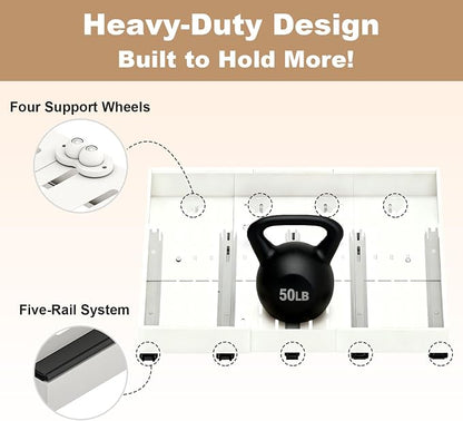 Pull out Cabinet Organizer, Width and Depth Expandable - Image 5