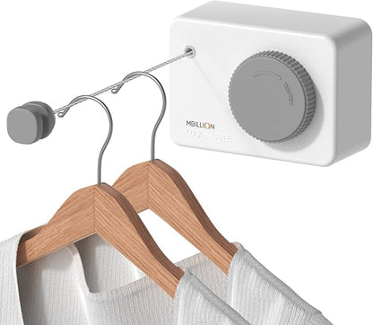 Mbillion Retractable Clothesline 13.8Ft Heavy Duty Clothes Drying Laundry Line by Mbillion