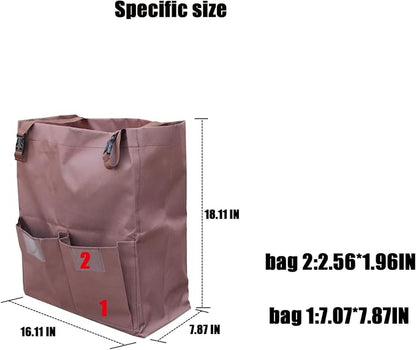Multipurpose Housekeeping cart Bag Separate Storage Bag, Replacement Janitorial - Image 2