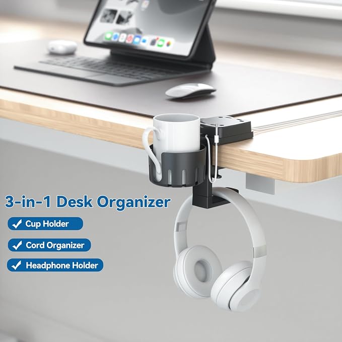KDD 3 in 1 Headphone Hanger - Image 2