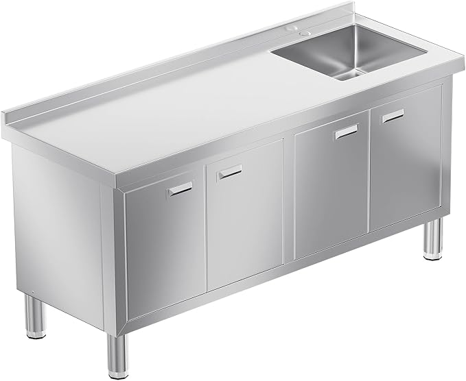 WWK 59" x 21" Stainless Steel Sink by WWK