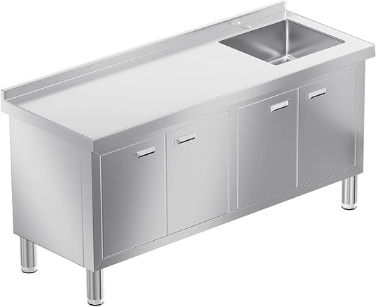 WWK 59" x 21" Stainless Steel Sink by WWK