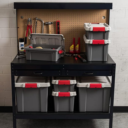 IRIS USA 3 Gallon Lockable Storage Totes - Image 2