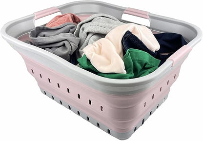 SAMMART 42L Collapsible Plastic Laundry Basket - Image 6