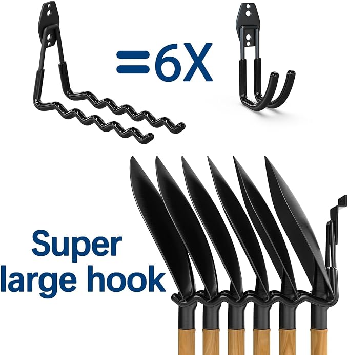 3-H Garage Wall Hooks 42 Pack, Heavy Duty Garage Hooks - Image 3