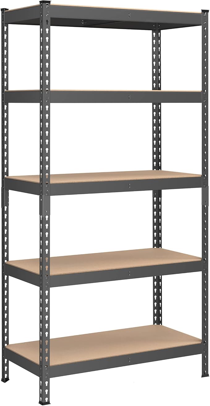 SONGMICS 5-Tier Storage Shelves, Load 2310 lb, Garage Storage, Boltless Assembly by SONGMICSbySONGMICSHOME