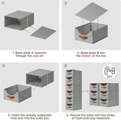 Homsorout Stackable Storage Drawers - Image 7