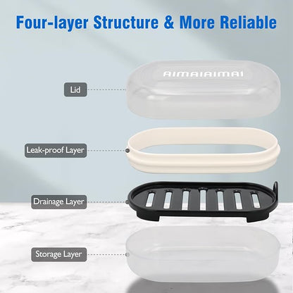Soap Box, Travel Soap Container, Bar Soap Case - Image 2