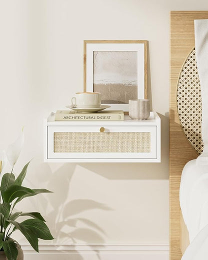 Floating Nightstand, Wall Mounted Night Stand - Image 8