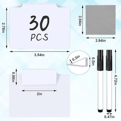 33PCS Basket Labels Clip On, 30 Labels - Image 2