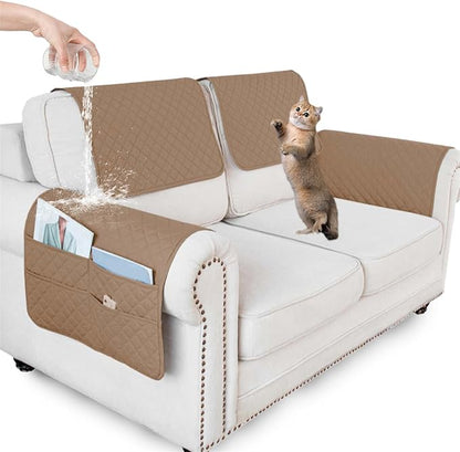 Waterproof Sofa Armrest Cover Headrest Cover by ZGDDPZA