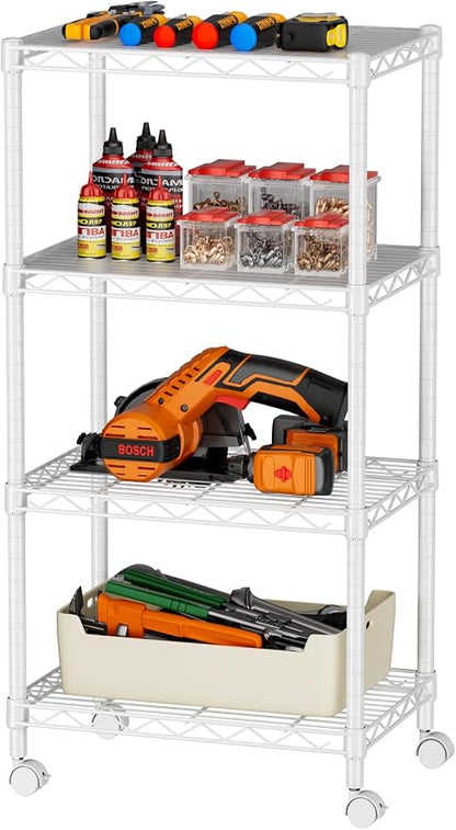 SINGAYE 4 Small Wire Shelves Kitchen Pantry Close Home Organizers and Storage by SINGAYE
