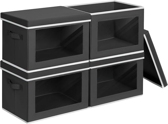Homsorout Storage Boxes with Lids by Homsorout