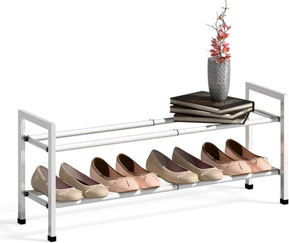 Bumusty 2-Tier Expandable Shoe Rack by Bumusty