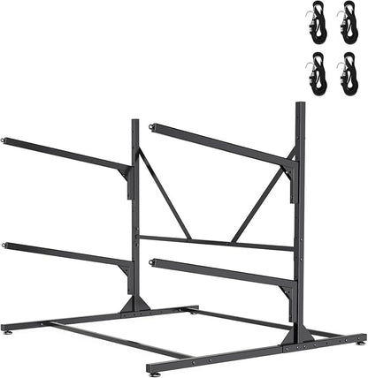 Kayak Storage Rack, Heavy Duty Freestanding Kayak Rack by LXVOOEE