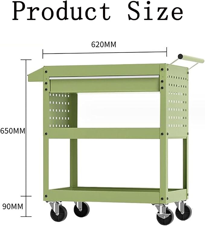 ICEMOB Utility Service Cart, Tool Cart on Wheels - Image 5