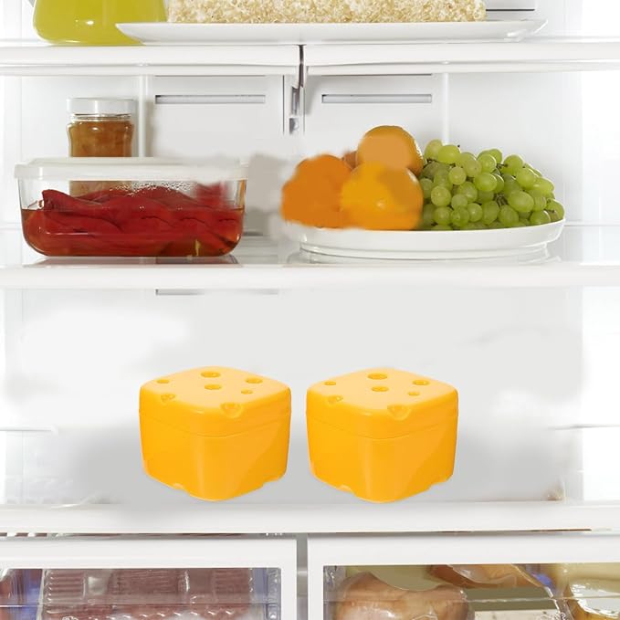 2pcs Slice Cheese Storage Containers - Image 6