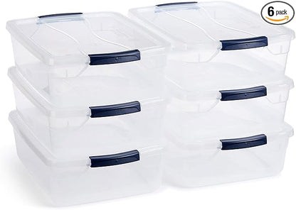 Rubbermaid Cleverstore 17 Qt Clear Storage Bins by Unknown
