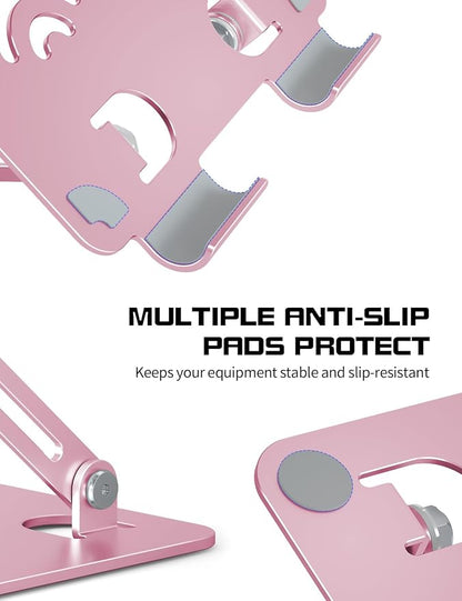 Adjustable Tablet Stand for Desk, Premium Aluminum Holder for iPads, and All - Image 4