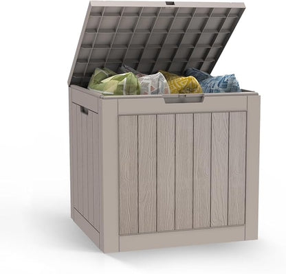 Mars Villa 31 Gallon Deck Box, Outdoor Storage Box Waterproof, Outside Resin by MarsVilla