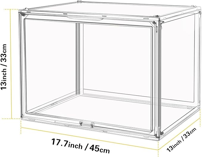 Clear Stackable Plastic Storage Bins - Image 6