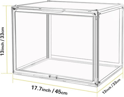 Clear Stackable Plastic Storage Bins - Image 6