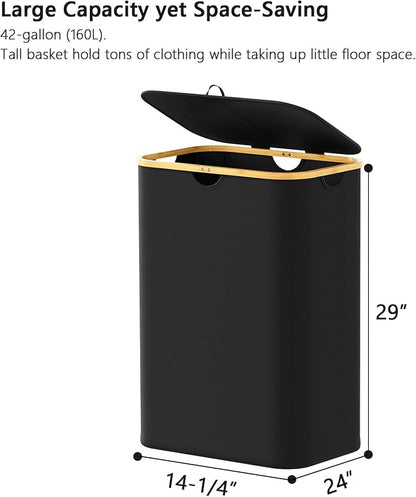 SpaceAid Double Laundry Hamper 2 Section - Image 5