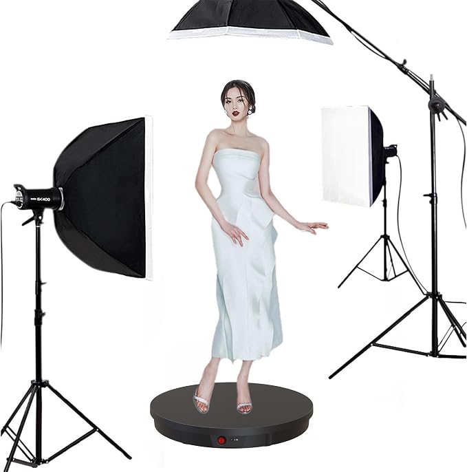 JAYEGT Motorized Rotating Display Stand, 360 Degree Electric Rotating - Image 2