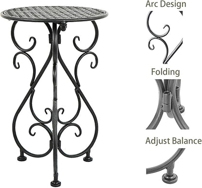NAKUPE Metal Plant Stands 2 Pack, Heavy Duty Plant Pedestal 17" Tall, Single - Image 6