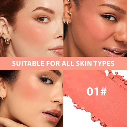 Powder Matte Blush Cheeks Face Makeup - Image 3