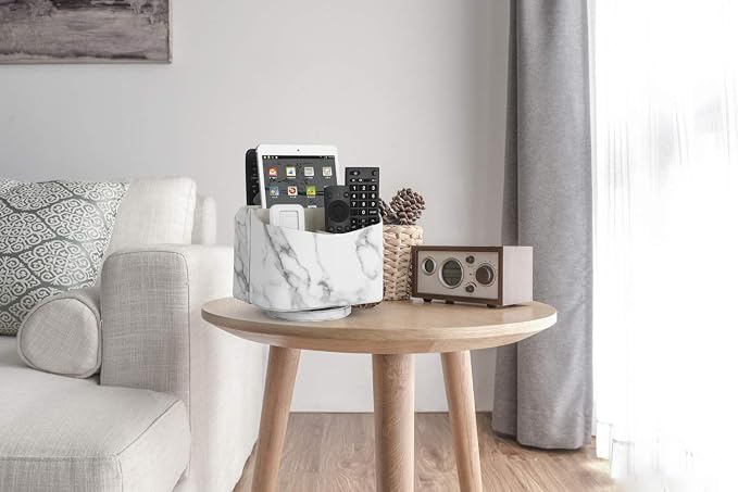 HofferRuffer Spinning Remote Control Holder, Remote Controller Holder, Remote - Image 3