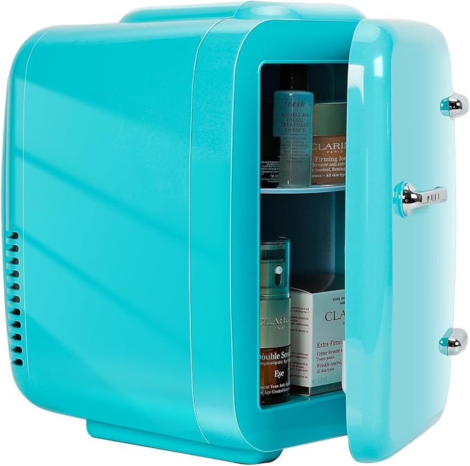 CAYNEL Mini Fridge, 4 Liter/ 6 Cans Small Refrigerator by Caynel