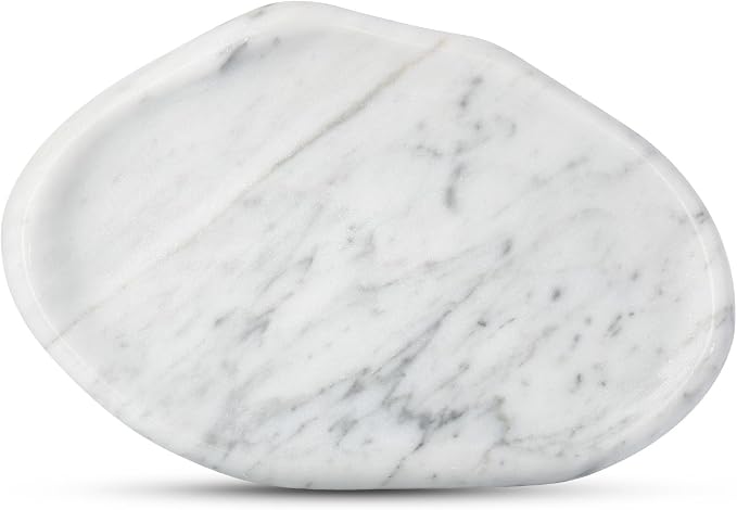 Koville Luxurious Natural Marble Vanity Tray by Koville