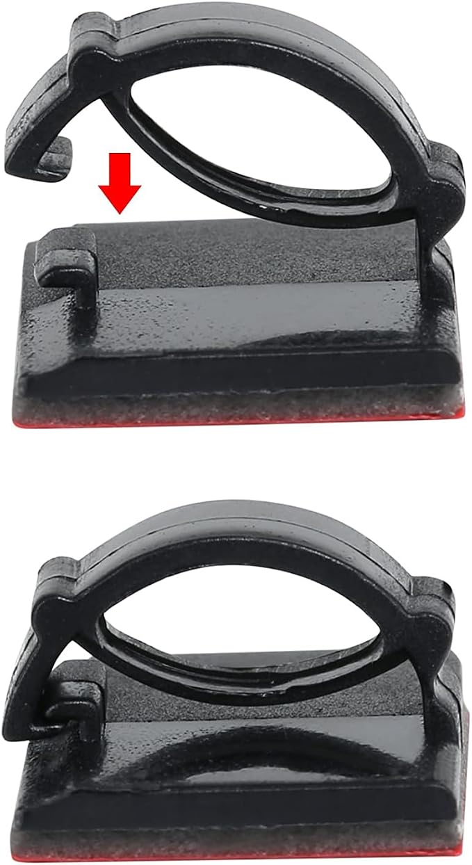 Cable Clips Self with 3M Adhesive Cord Organizer, Wire Holder Clamp Management - Image 7