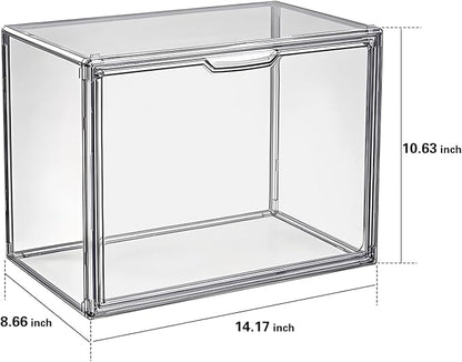 Clear Stackable Plastic Storage Bins - Image 5