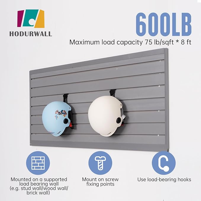 Slat Wall Paneling Garage Wall Organizer Slatwall Panels 4'x 2' Garage Slat - Image 2