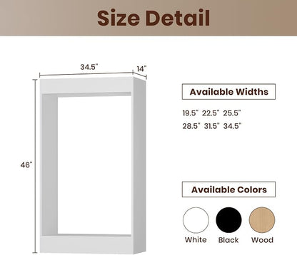 ROOMTEC 34.5" Double Hanging Closet Unit, Modular Closet System - Image 2