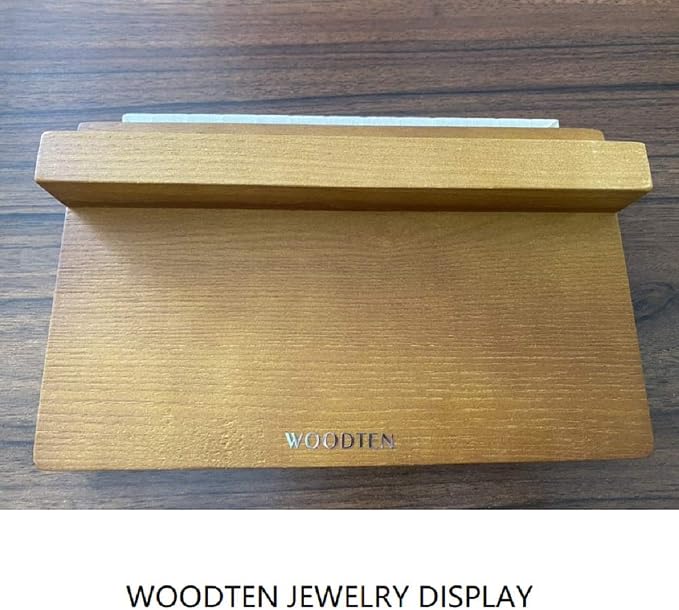 Solid Wood Display Stand Necklace Pendant Organizer Jewelry Display Props Tray - Image 4