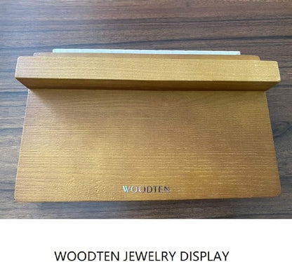 Solid Wood Display Stand Necklace Pendant Organizer Jewelry Display Props Tray - Image 4
