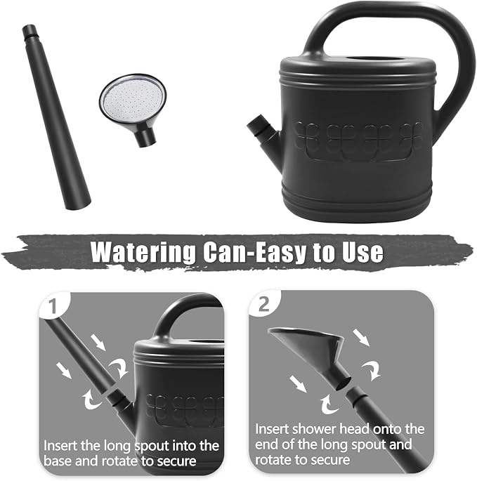 2 Gallon Watering Can, Outdoor Watering Can - Image 5
