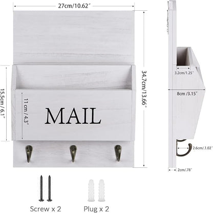 DLQuarts Mail Organizer with Key Holder - Image 5