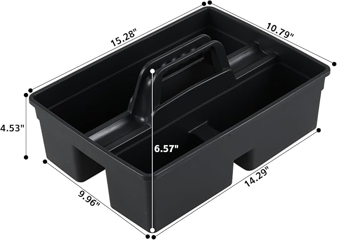 6-Pack Plastic Cleaning Caddy Organizer - Image 4