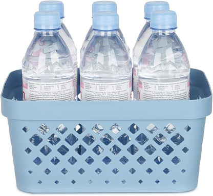 Glad Plastic Baskets for Organizing, Linen Closet, and Bathroom | Nesting Shelf - Image 4