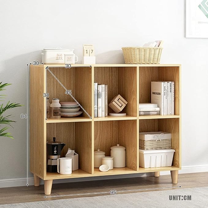 IOTXY Freestanding Open Cubes Bookcase - Image 3