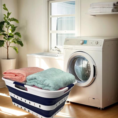SAMMART 42L Collapsible Plastic Laundry Basket - Image 6