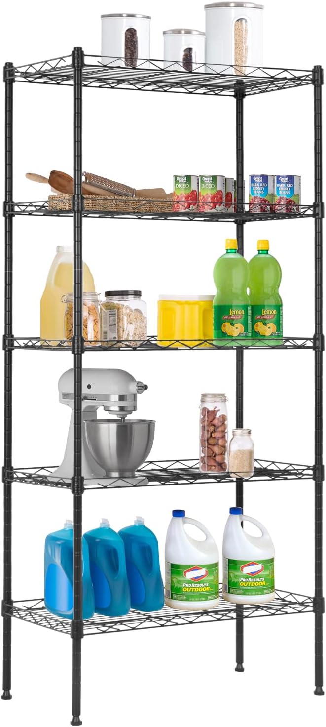 BestOffice Adjustable NSF-Certified Metal Shelf Wire Shelving Unit Storage by BestOffice