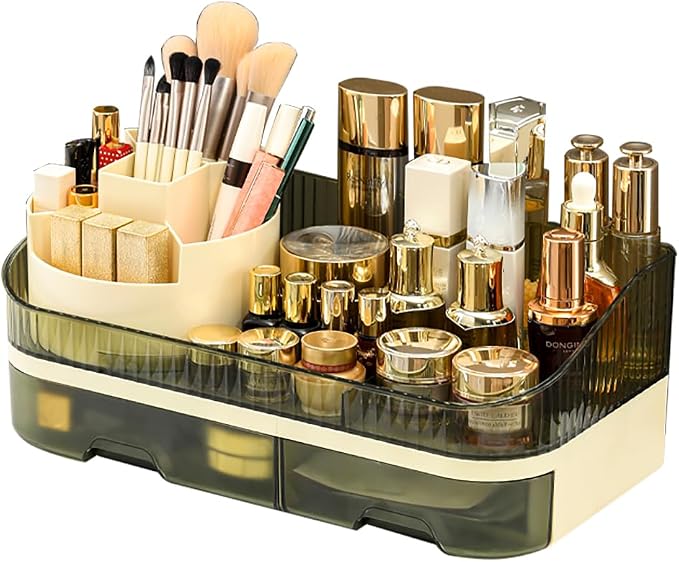 Large Plastic Makeup Organizer by Tidyladyo