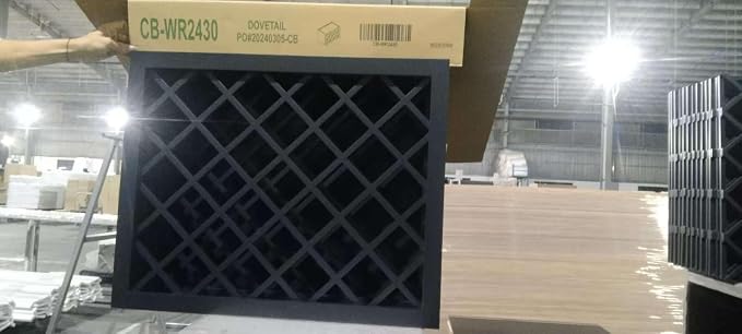 Solid Wood RTA Wine Bottle Rack Wall Cabinet - Image 6